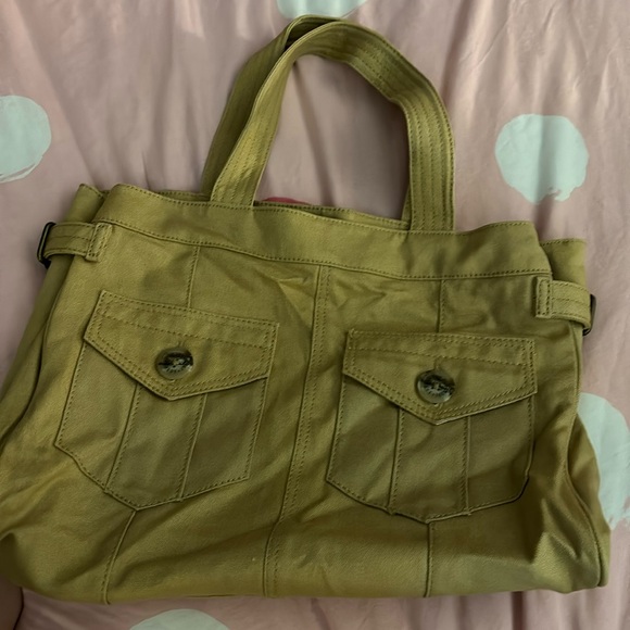 NWT Gap Canvas Satchel Bag - Picture 1 of 3
